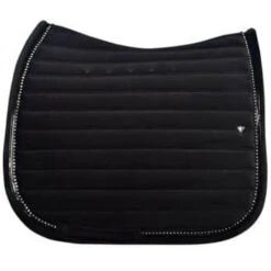 Saddle Pad DR Vincere Suede With Stones Black