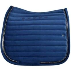 Saddle Pad DR Vincere Suede With Stones Navy