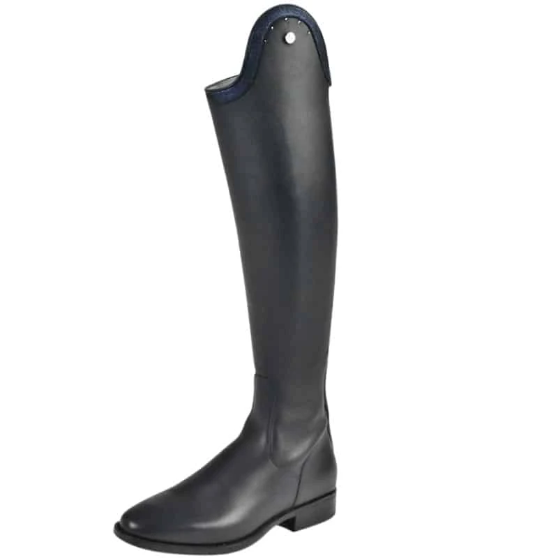 Tricolore Puro Duo Blue Glitter Blue Riding Boots