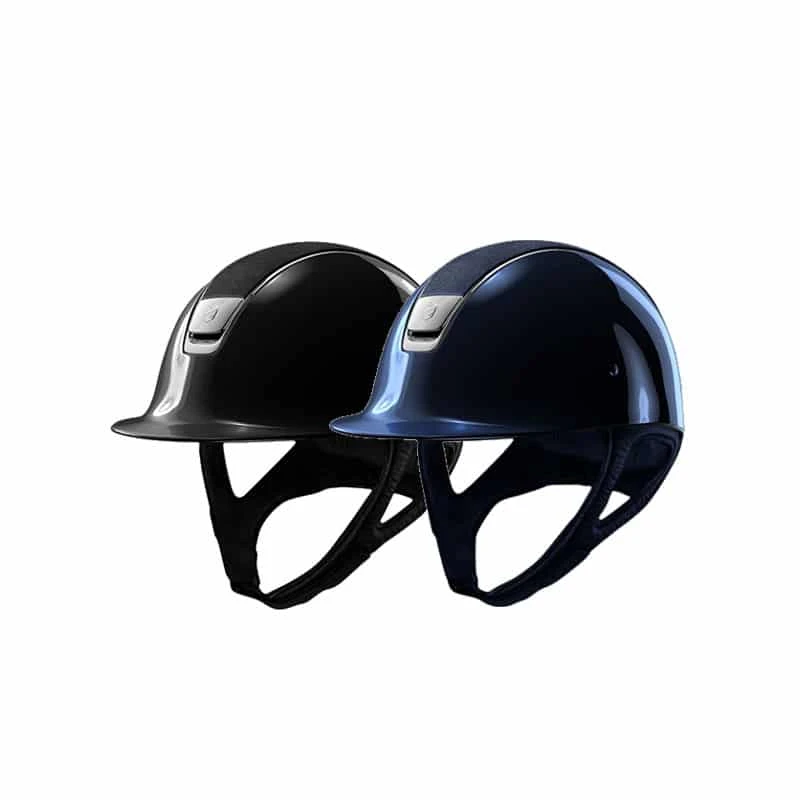 Helmet Samshield Glossy Alcantara Chrome Silver