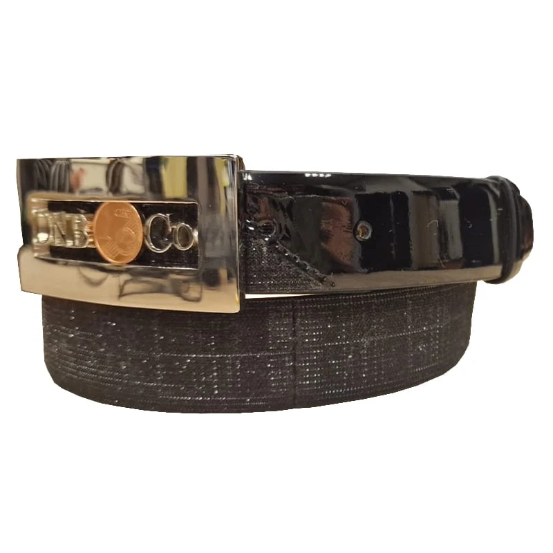 Belt De Niro Iride Patent Black - Image 2
