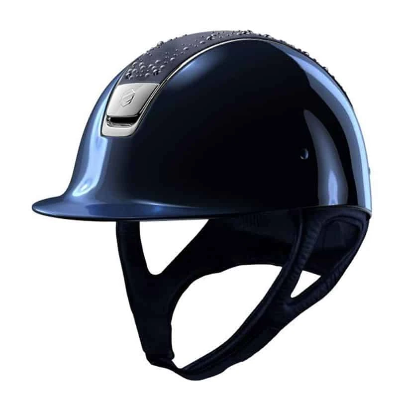 Helmet Samshield Glossy Night Pearl Chrome Silver - Image 2