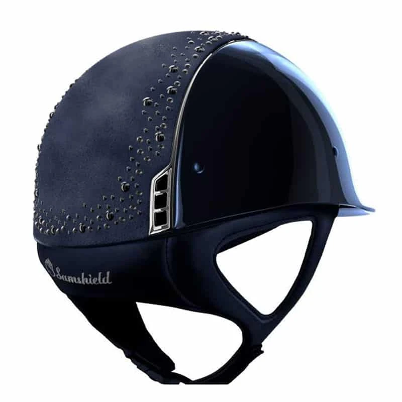 Helmet Samshield Glossy Night Pearl Chrome Silver - Image 3