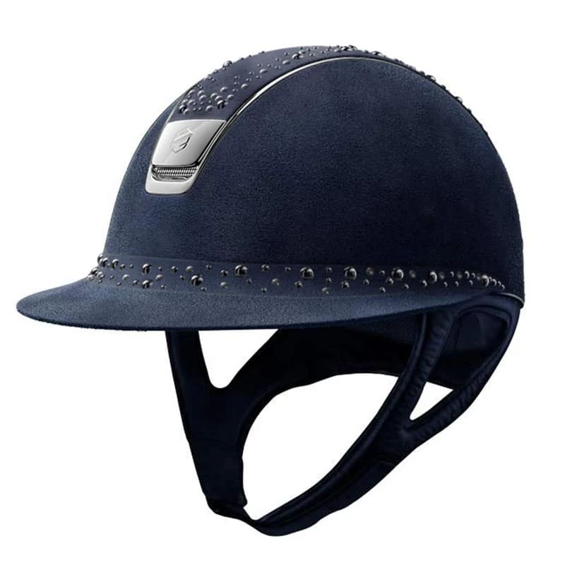 Helmet Samshield Miss Shield Alcantara Night Pearl Chrome Silver - Image 4