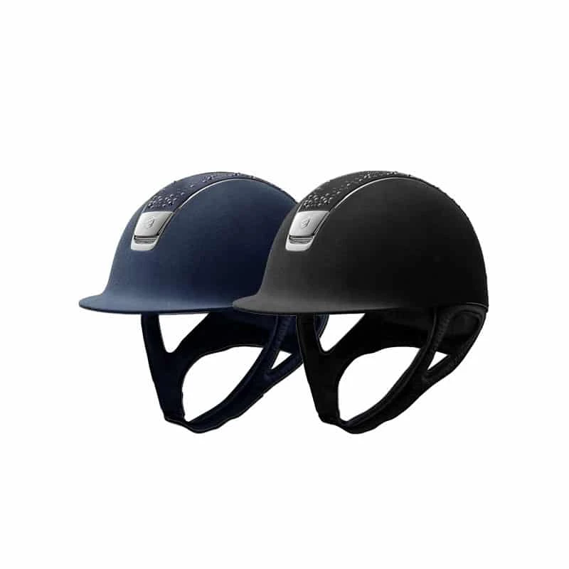 Helmet Samshield Alcantara Night Pearl Chrome Silver