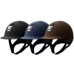 Helmet Samshield Alcantara Leather Chrome Silver