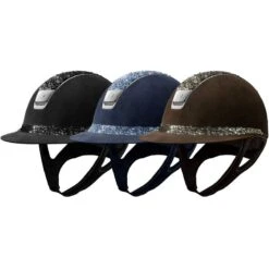 Helmet Samshield Miss Shield Alcantara Medley Chrome Silver