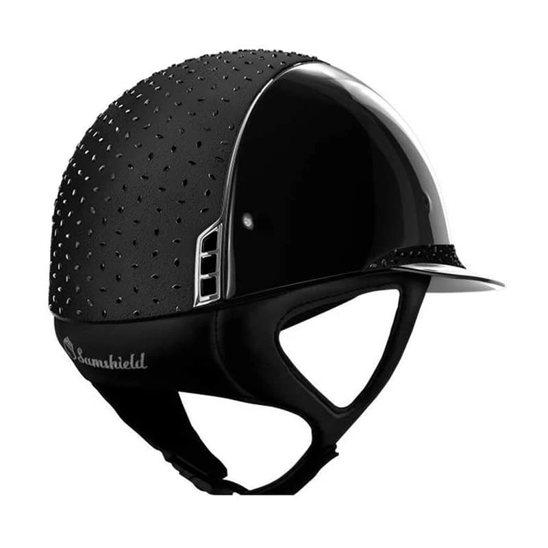 Helmet Samshield Miss Shield Glossy Crystal Comet Chrome Silver - Image 3