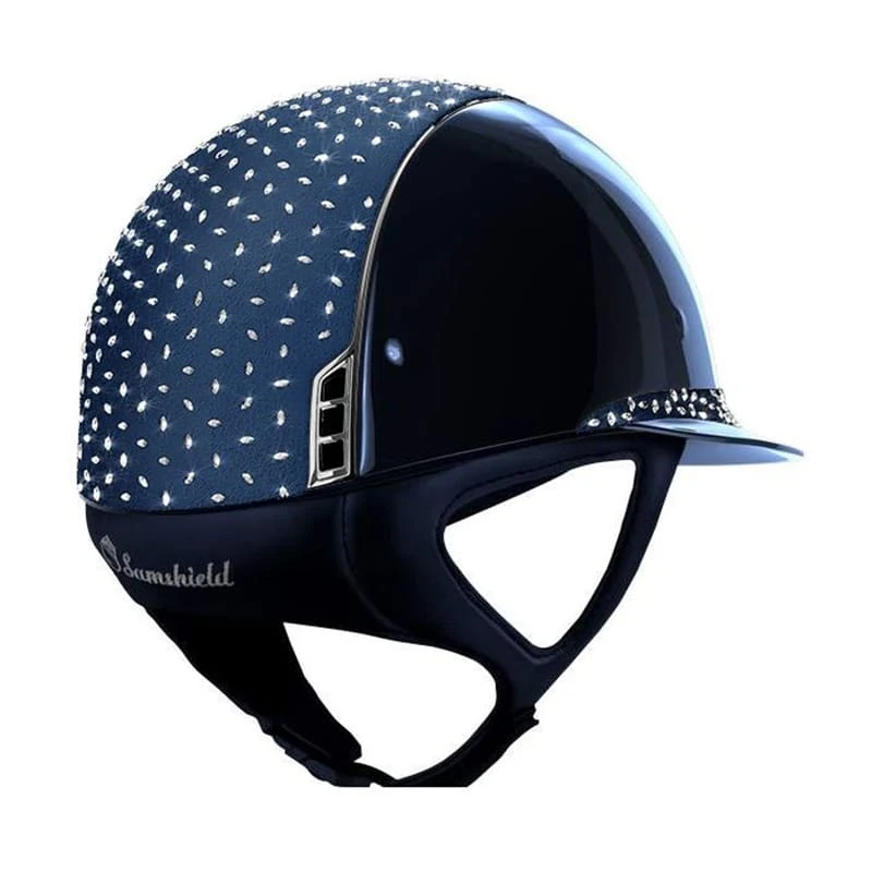 Helmet Samshield Miss Shield Glossy Crystal Comet Chrome Silver - Image 5