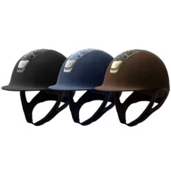 Helmet Samshield Alcantara Crystal Fabric Chrome