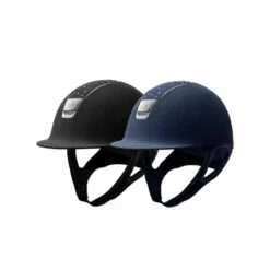 Helmet Samshield Alcantara Fancy Swarovski Chrome Silver