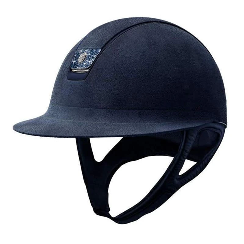 Helmet Samshield Miss Shield Alcantara Crystal Fabric Matte Trim - Image 4