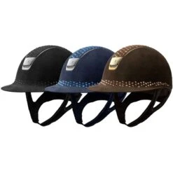 Helmet Samshield Miss Shield Alcantara Crystal Comet Chrome