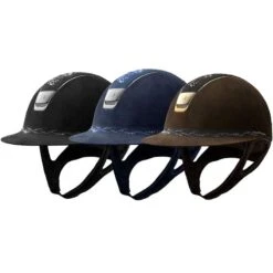 Helmet Samshield Miss Shield Alcantara Flower Swarovski Chrome