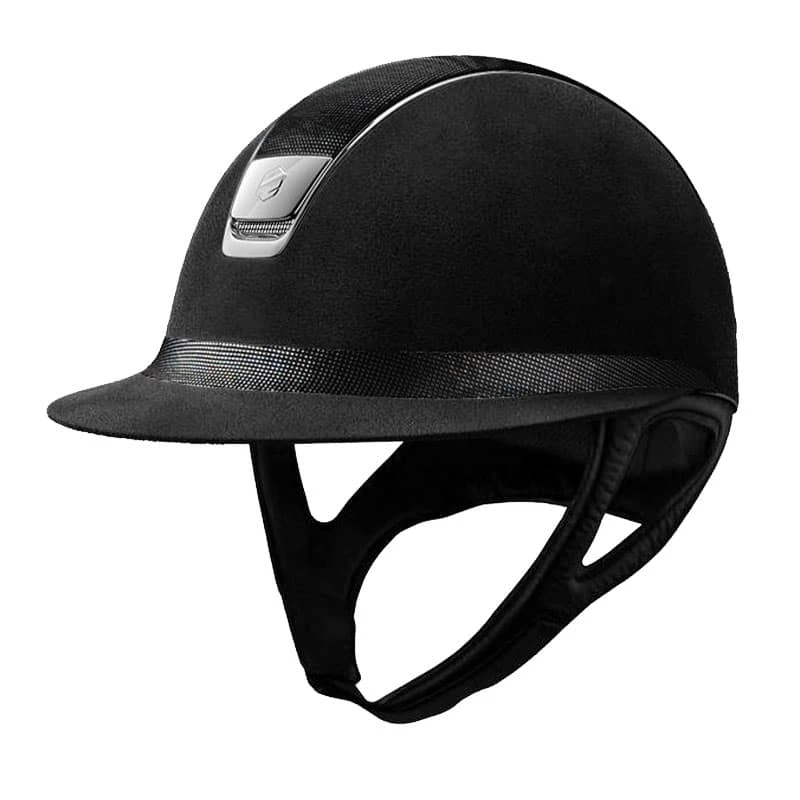 Helmet Samshield Miss Shield Alcantara Shimmer Chrome - Image 2