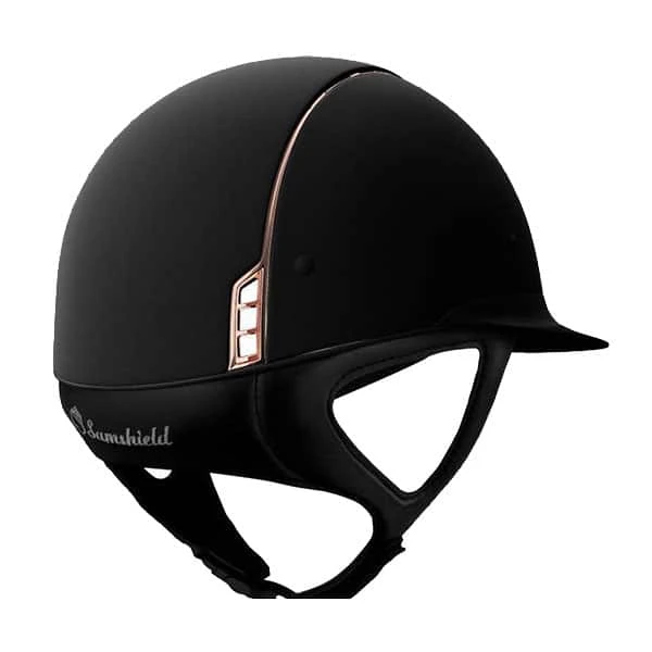 Helmet Samshield Miss Shield Shadowmatt Crystal Fabric Rose Gold - Image 3