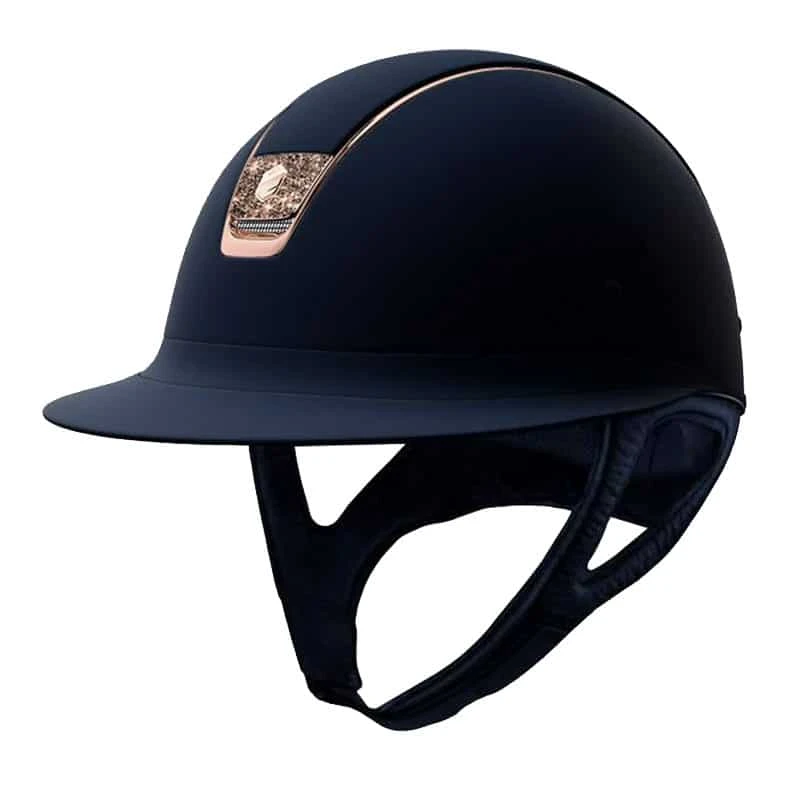 Helmet Samshield Miss Shield Shadowmatt Crystal Fabric Rose Gold - Image 4