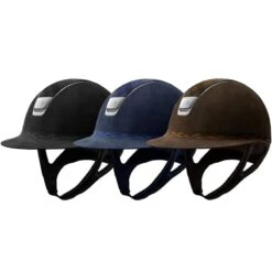 Helmet Samshield Miss Shield Alcantara Flower Embroidery Chrome Silver