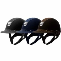 Helmet Samshield Miss Shield Shadowmatt Chevron Chrome Silver