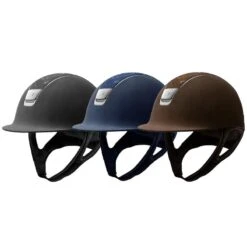 Helmet Samshield Alcantara Chevron Chrome Silver