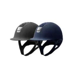 Helmet Samshield Alcantara Crystal Leaf Chrome Silver