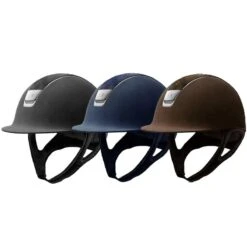 Helmet Samshield Alcantara Flower Embroidery Chrome Silver