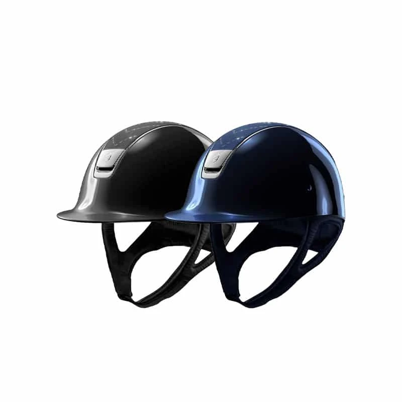 Helmet Samshield Glossy Chevron Chrome Silver