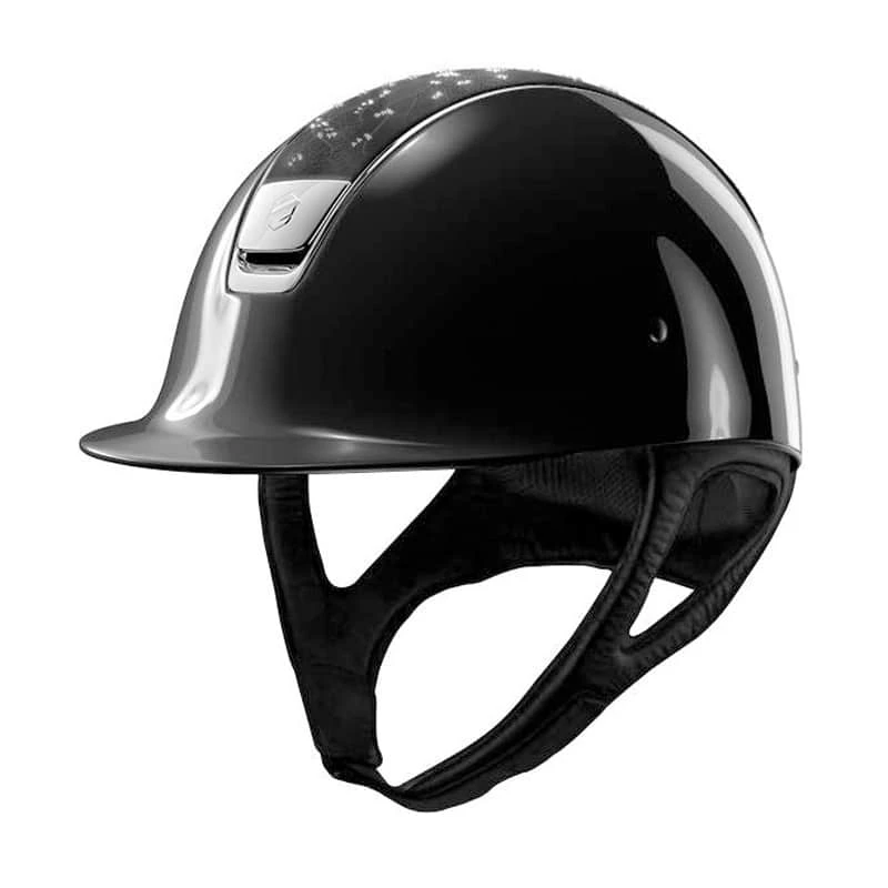 Helmet Samshield Glossy Crystal Leaf Chrome Silver - Image 2