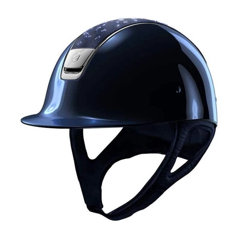 Helmet Samshield Glossy Crystal Leaf Chrome Silver - Image 4