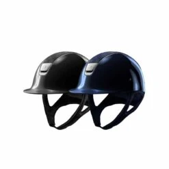 Helmet Samshield Glossy Flower Embroidery Chrome Silver