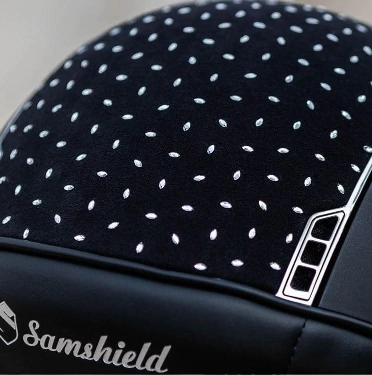 Helmet Samshield Miss Shield Shadowmatt Crystal Comet Chrome Silver - Image 6